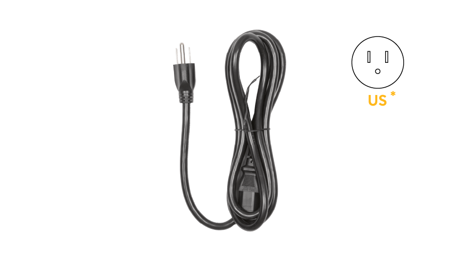 Power cord for 24 PoE 2.5G Switch Rugged PSU