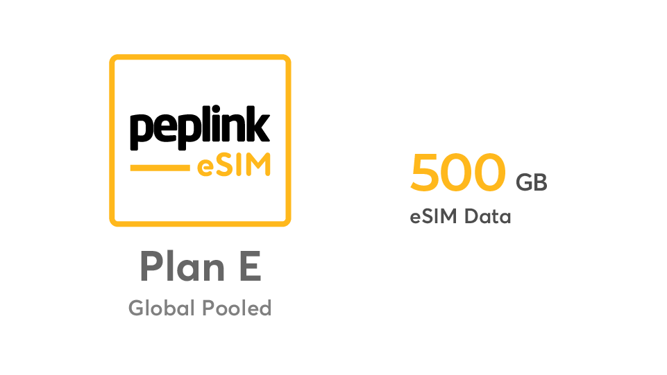 Peplink eSIM Data - Pooled Plan E