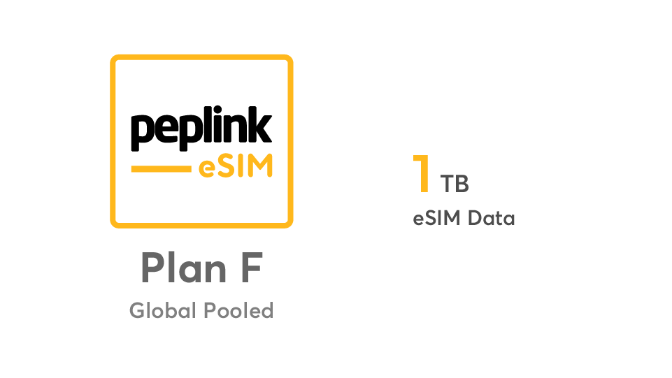 Peplink eSIM Data - Pooled Plan F