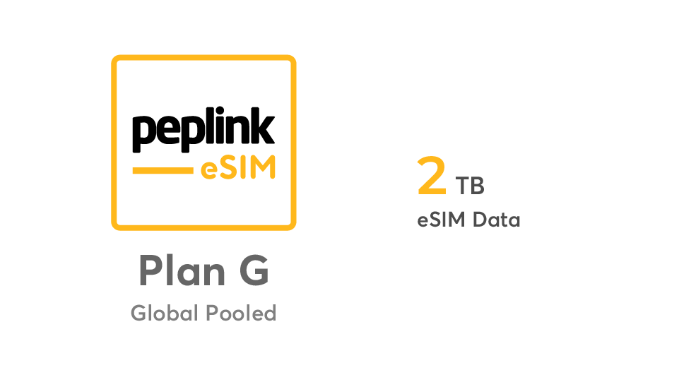Peplink eSIM Data - Pooled Plan G