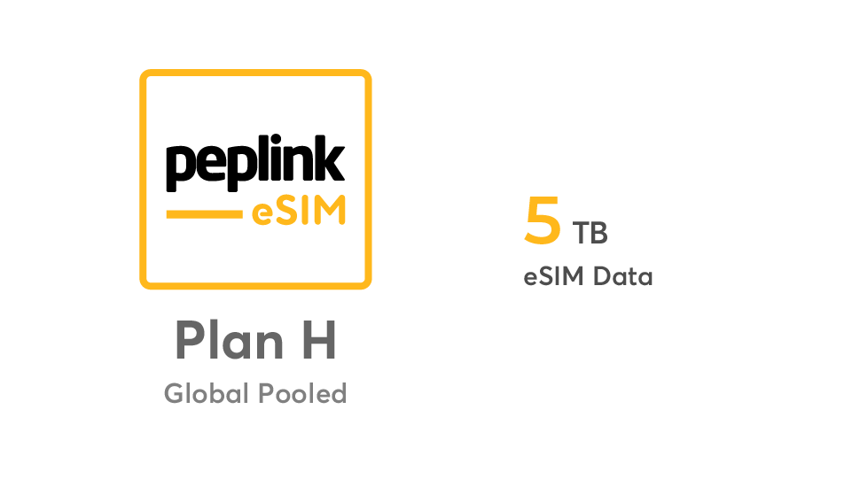 Peplink eSIM Data - Pooled Plan H