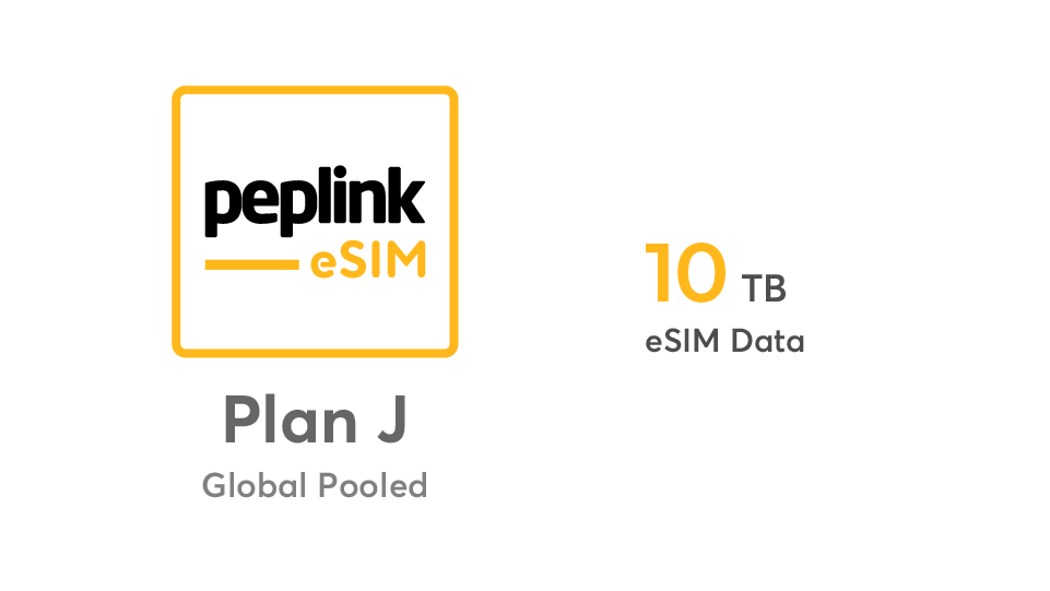 Peplink eSIM Data - Pooled Plan J